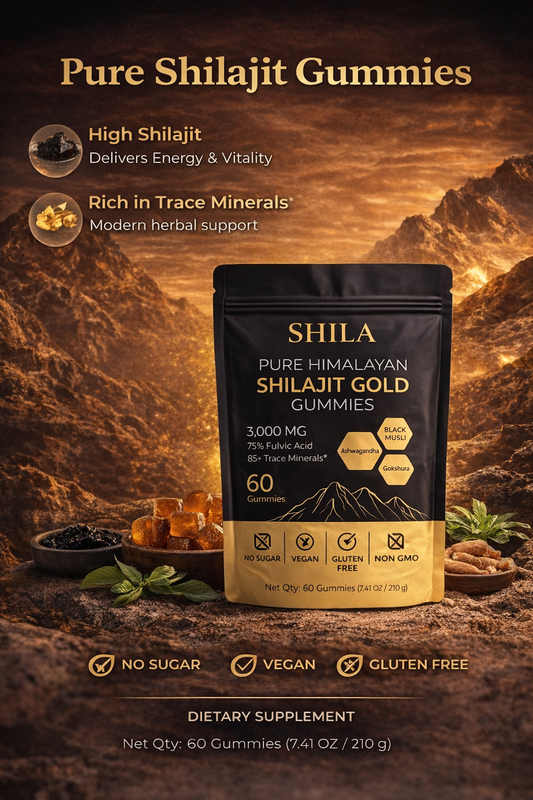 Pure Shilajit Gummies — Natural Energy, Strength & Vitality