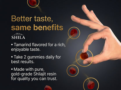 Pure Shilajit Gummies — Natural Energy, Strength & Vitality